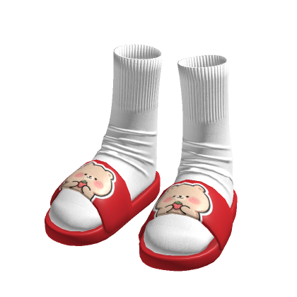 Cartoon Bear Sock Slippers[MAX]