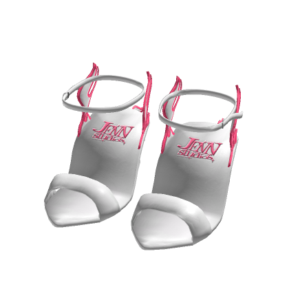 Couture Flame Heels White/Pink - It Girl