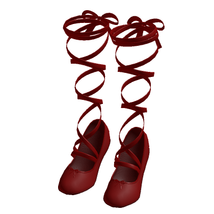 ♾️ Red ballerina shoes thumbnail