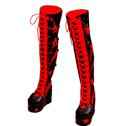 STARSTRUCK BOOTS RED [EMISSIVE]