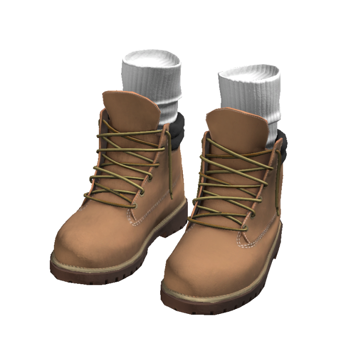 Brown Urban Winter Work Boots w/ Socks