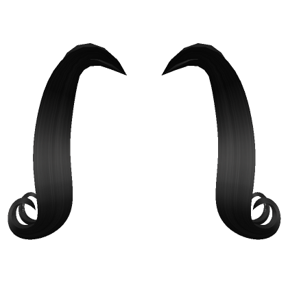 High Pigtail Hair Extension (black)'s Code & Price - RblxTrade