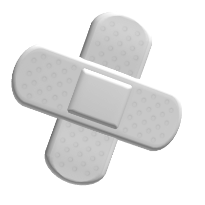 White bandaid outlet