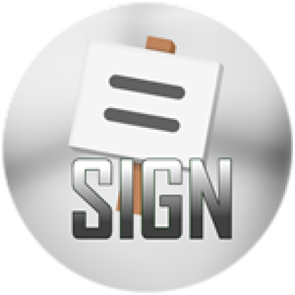 Sign - Roblox
