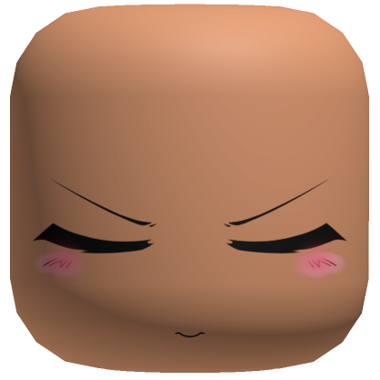 Angry Chibi Face [Tan] | Roblox Item - Rolimon's