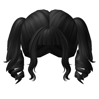 Cheap Wavy Hair (Black)  Roblox Item - Rolimon's