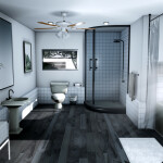 Realistic Modern House: Bathroom