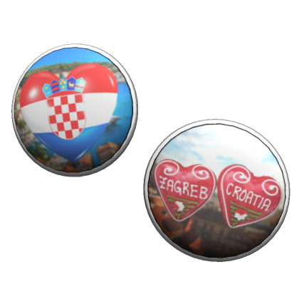 Roblox Item pins of zagreb croatia