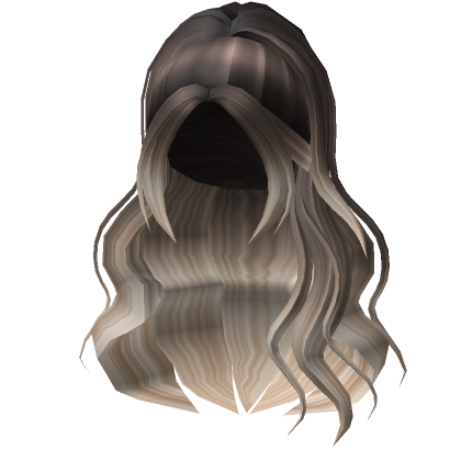 Roblox Item Wavy Princess Ponytail in Brown and Blonde Ombre