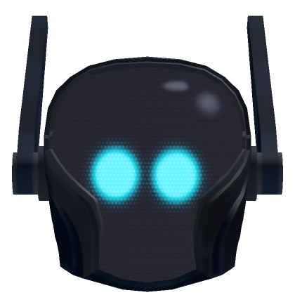 Roblox Item Default Blue Neon Cyber Mask