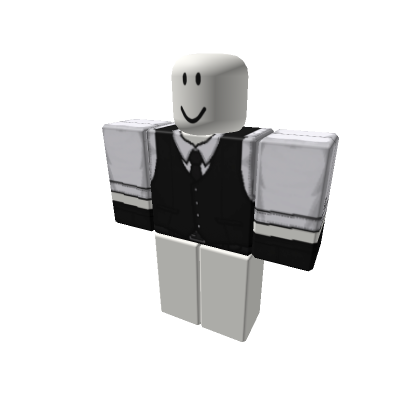 White Suit w Black Vest Roblox