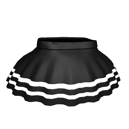 Black White Cute Little Anime Skirt Roblox