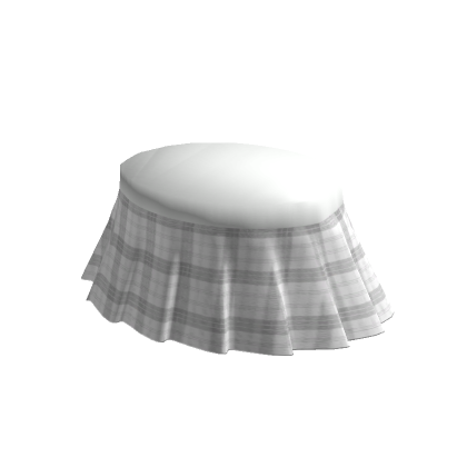 Grey plaid top skirt roblox