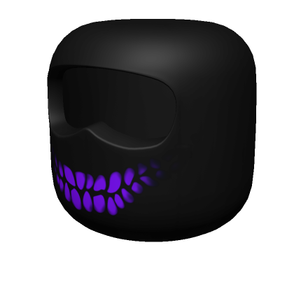 Roblox Item Venom Ski Mask Balaclava || Black Purple