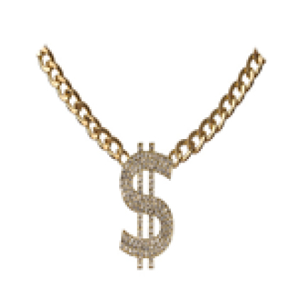 Golden money chain - Roblox