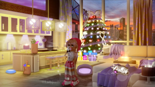 NEW HOLIDAY SET IN ROYALE HIGH!🎄🎀 +APARTMENT UPDATE 