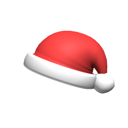 Red Preppy Fluffy Christmas Santa Hat | Roblox Item - Rolimon's
