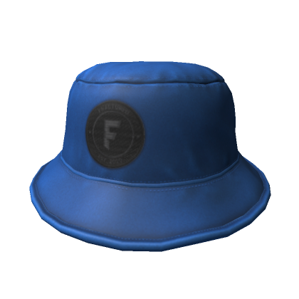 Roblox Item Fractured Bucket Hat Blue