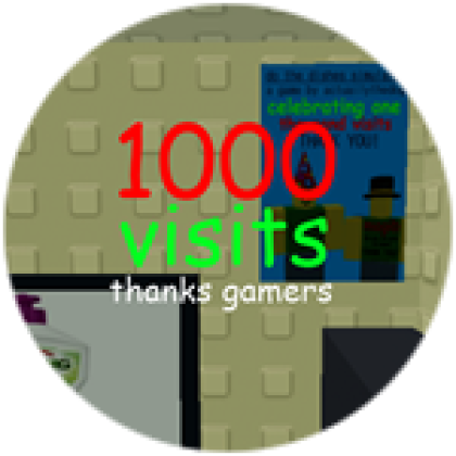 1000 visits roblox badge