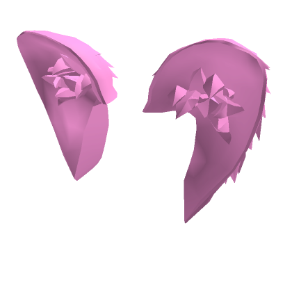 Roblox Item Bear Dog Ears - Pink