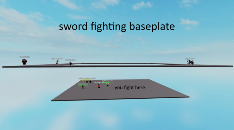 Sword Fighting Baseplate