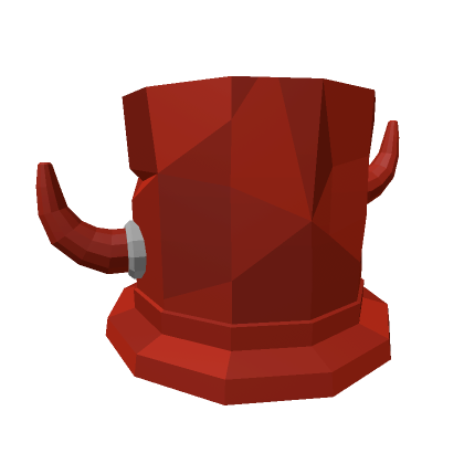 Roblox Item Red Horned Tophat