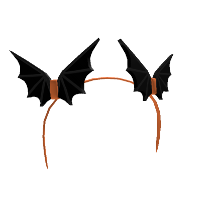Roblox Item Headband Bat (Black/Orange)