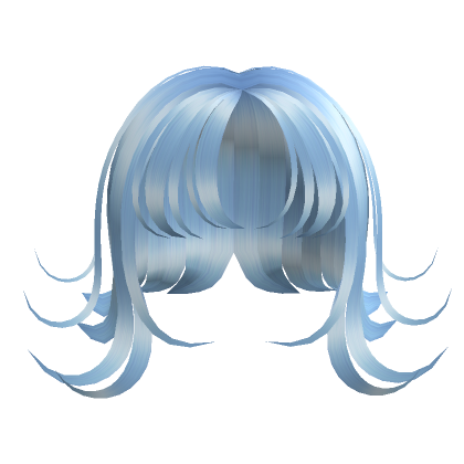 Messy Blue Hair - Roblox