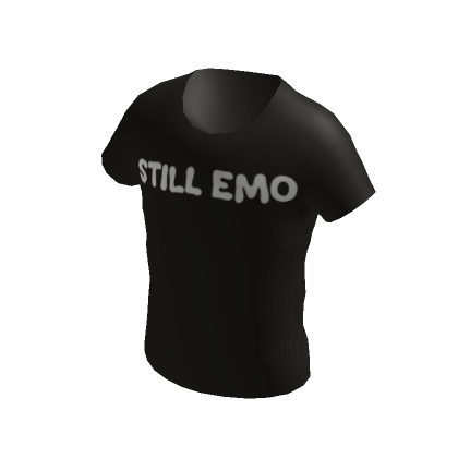 T-shirt Black emo - Roblox