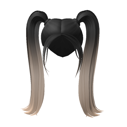She Wolf Hair - Blonde Black Ombre - Roblox