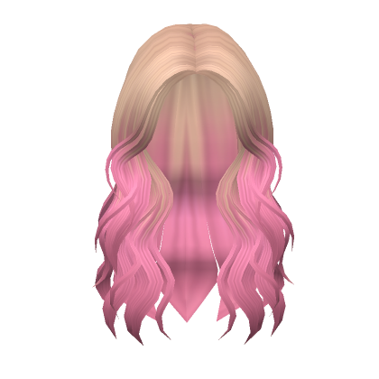 Wavy Anime Lush Layered Hair Blonde to Pink