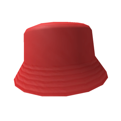 Roblox Item Red Bucket Hat