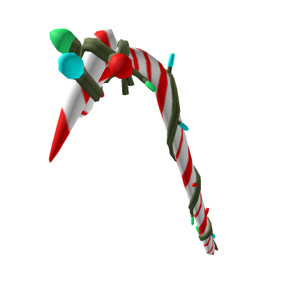 Roblox Item Candy Cane Pickaxe Fort Backbling