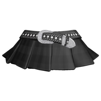 Velvet skirt w/ belt roblox best sale