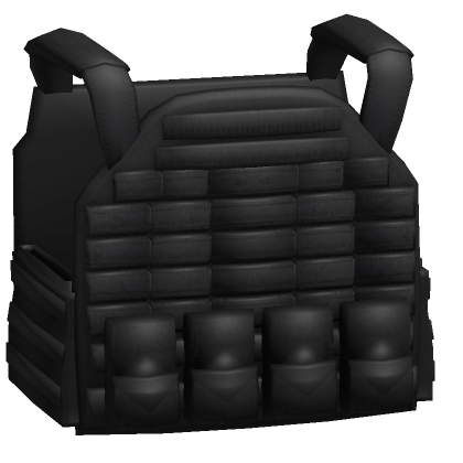 black tactical vest's Code & Price - RblxTrade