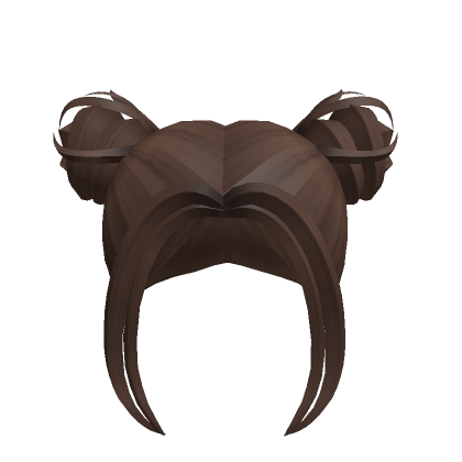 Roblox Item Cute Brown Buns