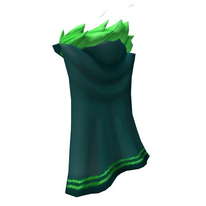 Roblox Item Green Fire Cloak