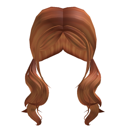 Roblox Item Ginger Country Girl Flowy Pigtails