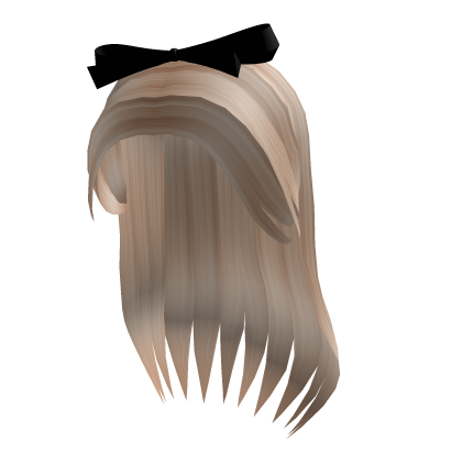 Cute Wavy Tucked Long Hair with Shades Blonde - Roblox
