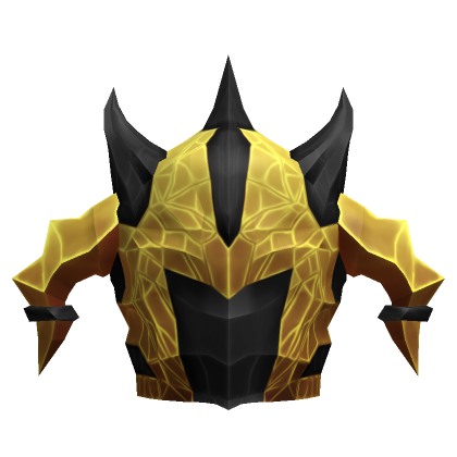 Roblox Item Golden Elite Overlord Helmet