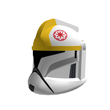 Clone trooper outlet yellow helmet