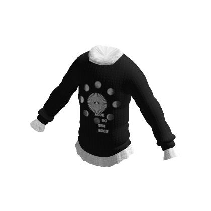 Roblox Item Witchy Black Knit Sweater