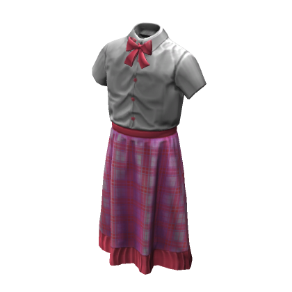 Cute School Dress - Pink | Roblox Item - Rolimon's