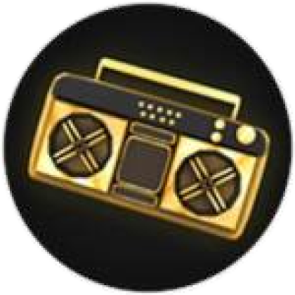 Golden boombox! - Roblox