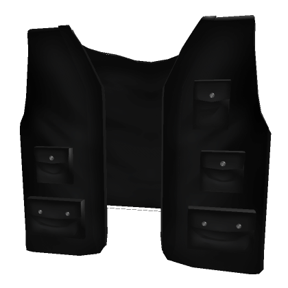 Black Techwear Vest | Roblox Item - Rolimon's