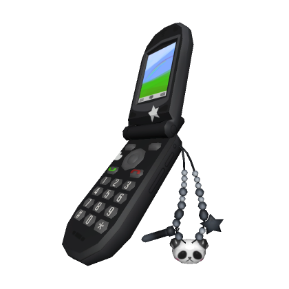 Cute Y2K Flip Phone Black's Code & Price - RblxTrade