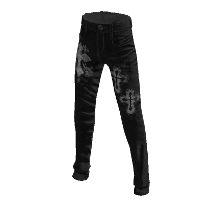 black aesthetic goth y2k emo vamp ripped pants - Roblox