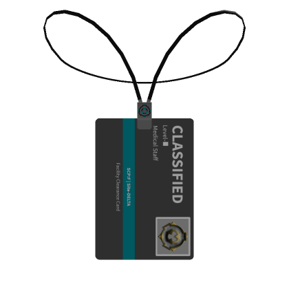 SCP Keycard: Medical Department's Code & Price - RblxTrade