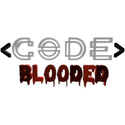 Code Blooded Sign (Overhead)