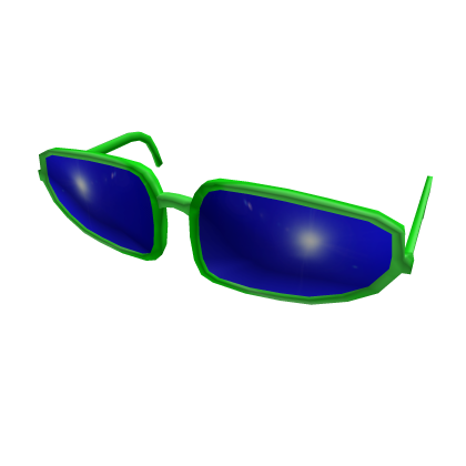Roblox Item Green Sunglasses